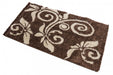 covor living maro model floral modern covor moale si confortabil pentru casa