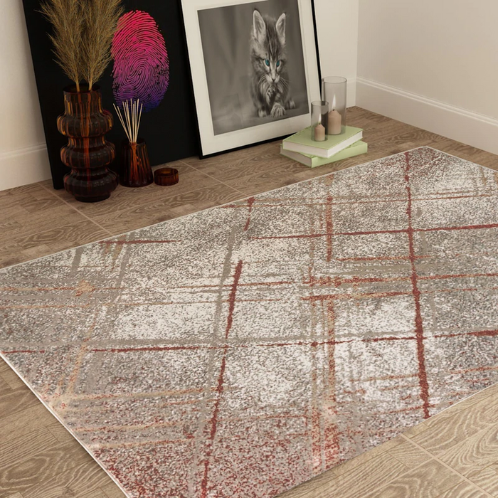 Covor living modern crem bej decor elegant usor de asortat in orice interior