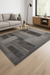 Covor living modern gri cu model geometric, ideal pentru amenajari elegante si contemporane
