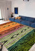 Covor living modern multicolor cu model decorativ si design elegant, ideal pentru sufragerie si dormitor.