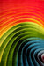 Covor living modern multicolor cu design abstract si culori vibrante pentru amenajari contemporane