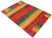 Covor living modern cu model abstract multicolor si design contemporan pentru interior elegant