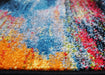 covor living modern multicolor cu textura densa rezistent la uzura si trafic intens