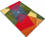 Covor living premium multicolor cu model geometric si aspect elegant pentru orice incapere.