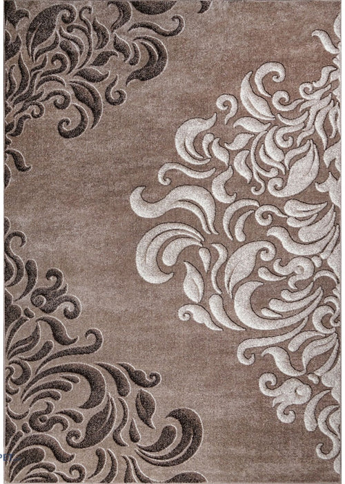 Detaliu model abstract ornamental maro bej cu textura moale si design modern
