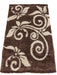 covor maro model floral decorativ covor pufos pentru living si dormitor design elegant