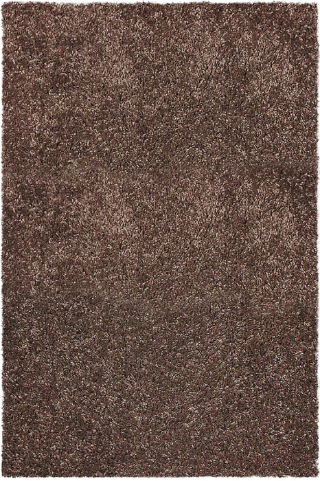 Covor maro pufos modern pentru living si dormitor, covor gros moale tip shaggy