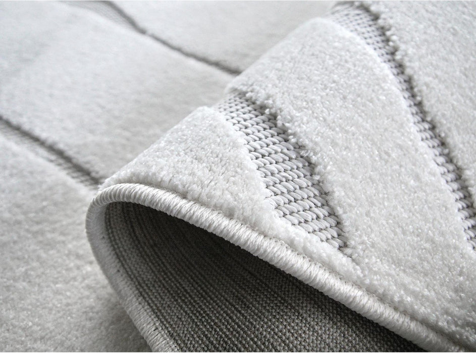 Colt covor modern alb