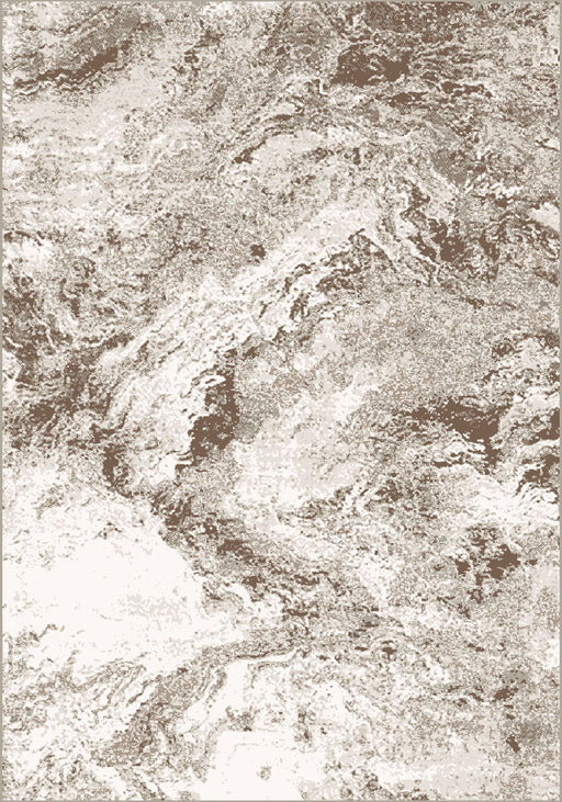 Covor bej modern vedere de sus, model abstract marmorat in nuanta de bej