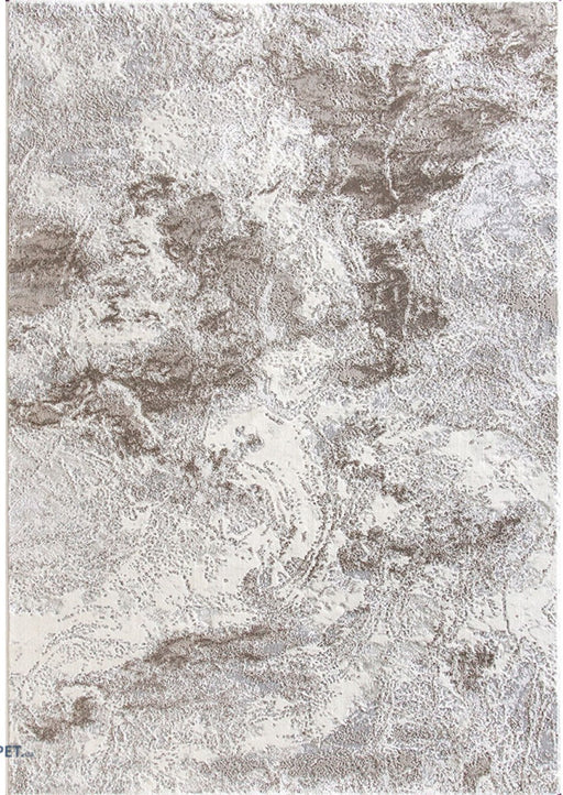 Covor crem bej modern vedere de sus, design abstract marmorat