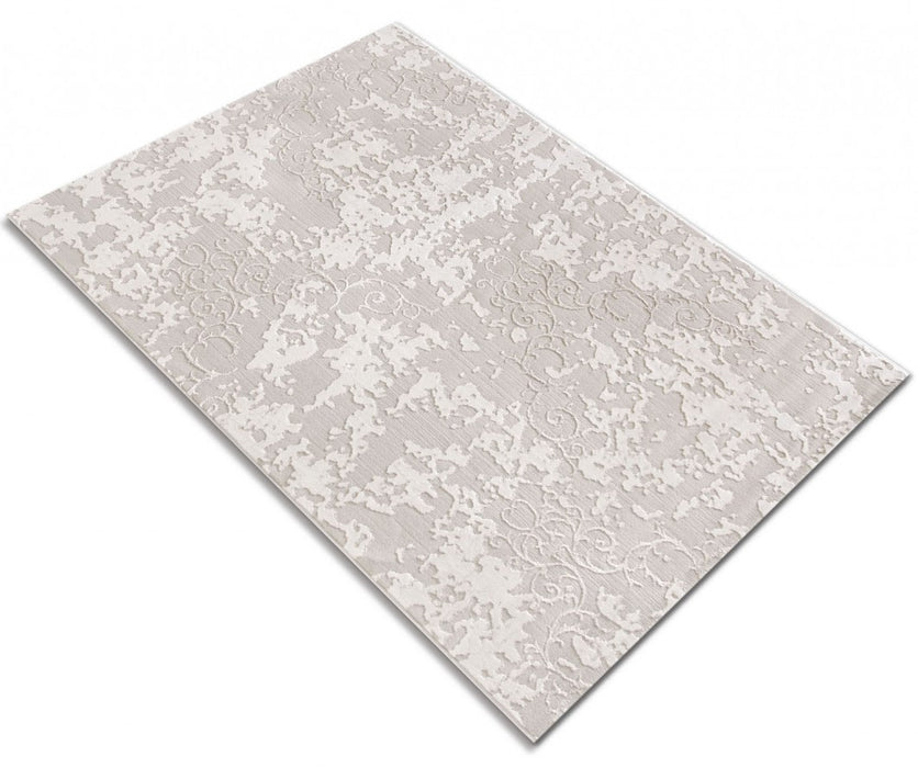 Covor modern crem cu design elegant si textura fina, potrivit pentru spatii moderne si aerisite