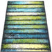Covor modern cu dungi multicolor pentru living si dormitor, design vibrant si elegant pentru decor contemporan