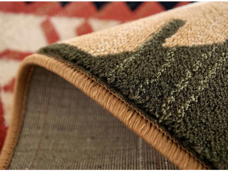 Grosime covor modern grena, material confortabil si rezistent