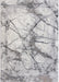 Covor modern gri marmorat pentru living, model abstract elegant cu efect de marmura