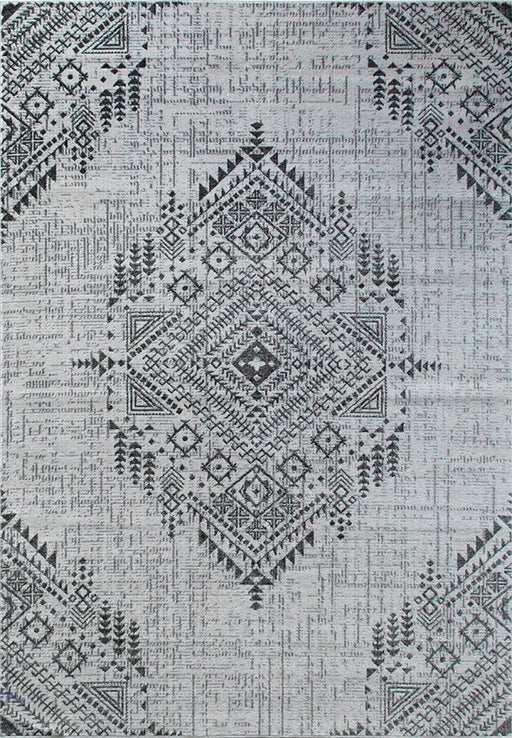 Covor modern gri cu model abstract și design contemporan