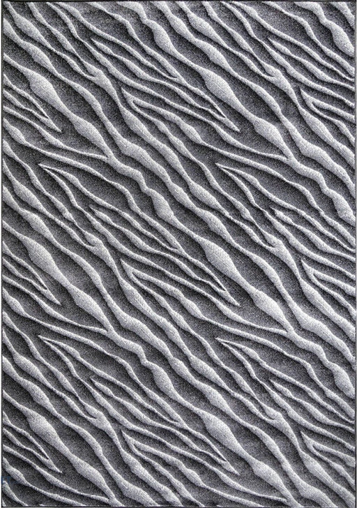 Covor modern gri cu model valuri reliefate vazut de sus design contemporan pentru living