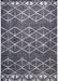 Covor modern gri pentru living elegant, cu design geometric si aspect premium