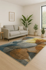 Covor Modern Multicolor pentru Living si Dormitor - Kolibri 11288