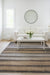Covor modern pentru living cu dungi bej, design elegant si confortabil, potrivit pentru decor contemporan