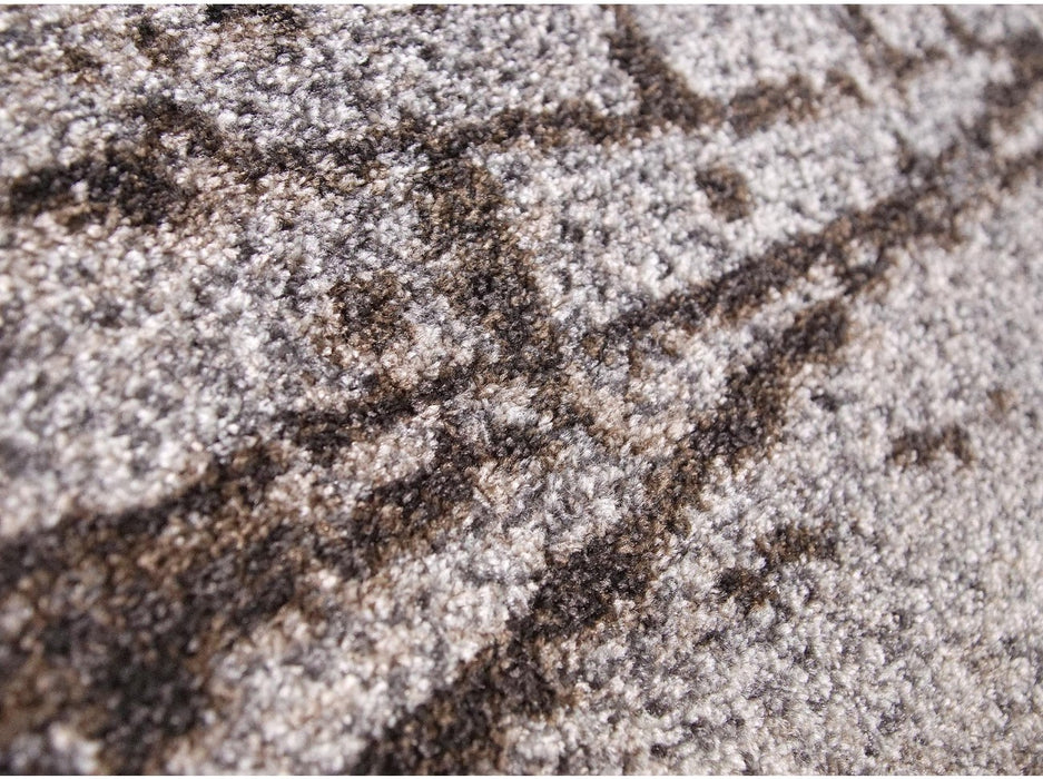 Textura premium pentru covor living modern maro, moale si potrivit pentru utilizare zilnica