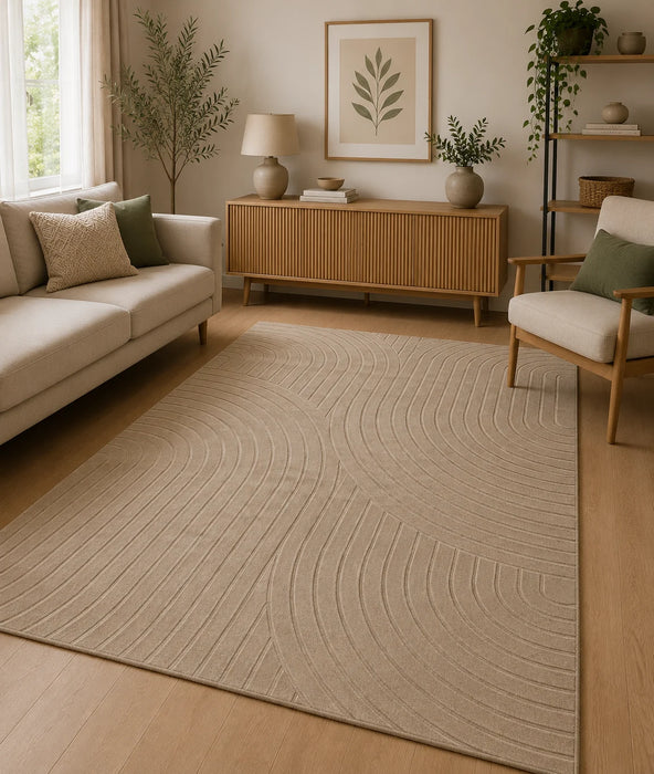 Covor Modern cu Model Texturat pentru Living si Dormitor - Oksi 38025