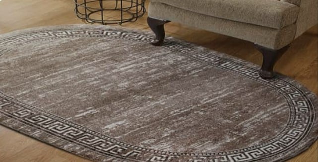 covor-oval-modern-bej-maro-in-interior