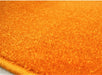Detalii covor portocaliu material modern si elegant, covor camera potrivit pentru decor interior stilat