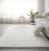 covor pufos alb blanita iepure pentru living si dormitor covor moale modern elegant