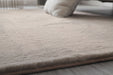 Covor pufos cappuccino pentru living, gros si moale, tip blanita, ideal pentru confort si design elegant