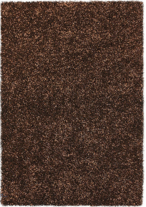 Covor pufos maro pentru living, covor shaggy modern moale si gros pentru casa