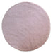 Covor rotund roz pufos tip blanita, moale si confortabil, perfect pentru dormitor sau living modern