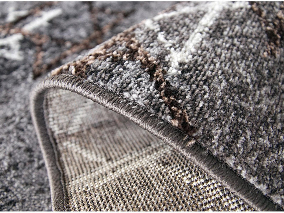 Spate covor gri cu baza si margine rezistenta