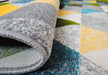 detaliu textura covor modern cu fir moale si model geometric pentru confort si aspect premium