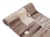 Covor traversa bej maro cu design contemporan pentru interior modern