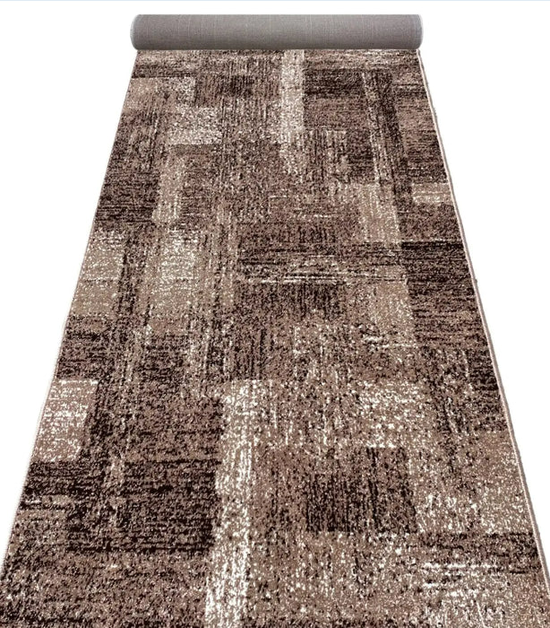 Covor traversa maro lunga rezistenta la uzura zilnica