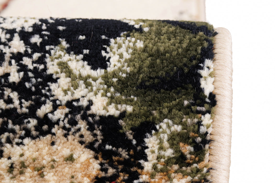 detaliu fluturi covor modern oval