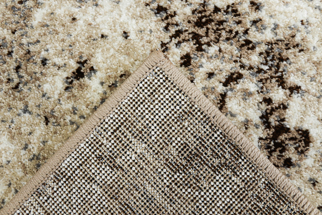 Detaliu covor crem bej textura fir scurt dens si rezistent