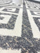 Detaliu covor gri textura model geometric modern