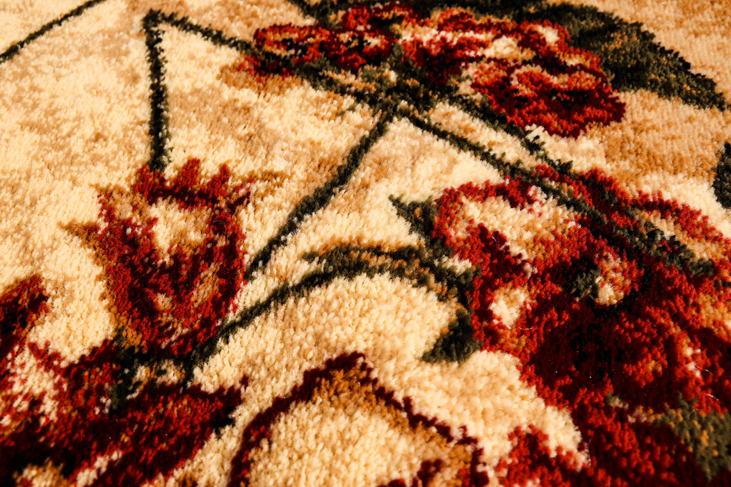 model-floral-covor-modern-crem-bej