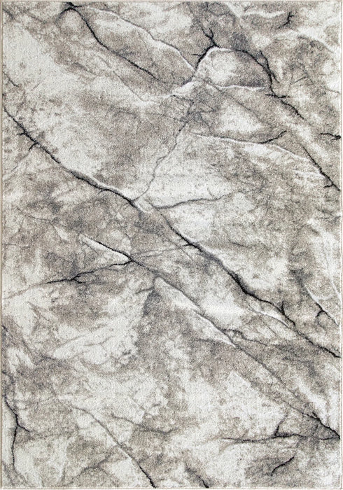 detaliu textura si model marmurat pe covor modern gri bej