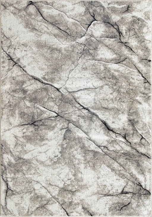 detaliu textura si model marmurat pe covor modern gri bej