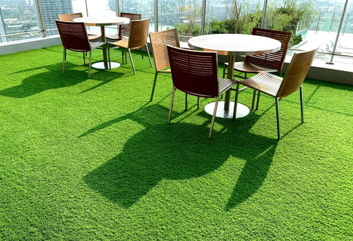 Iarba artificiala 30 mm pentru terasa si balcon, gazon artificial exterior cu aspect natural