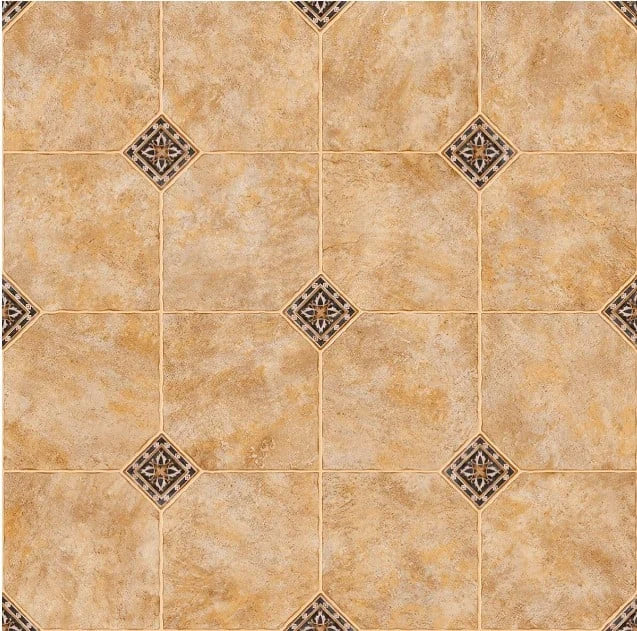 Linoleum bej model lemn pentru pardoseala rezidentiala, aspect natural si durabil