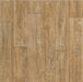 Detaliu linoleum PVC bej maro cu textura lemn modern, ideal pentru interior luminos si elegant