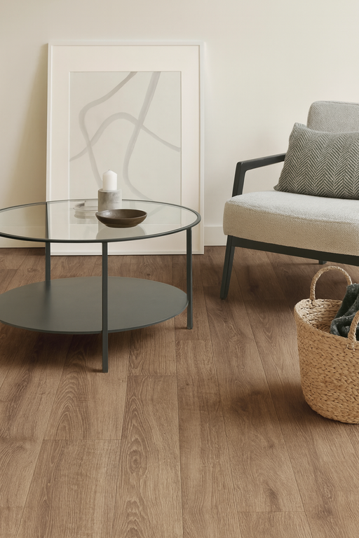 Linoleum PVC imitatie parchet pentru living, aspect natural de lemn si rezistent la trafic