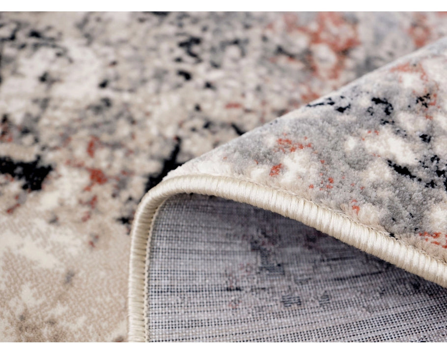 Margine traversa crem cu festonare si finisaj durabil