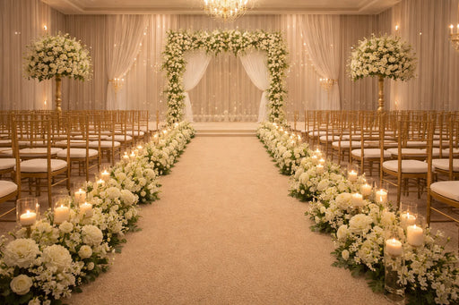mocheta bej pentru evenimente tip covor bej ideala pentru nunta si ceremonie eleganta