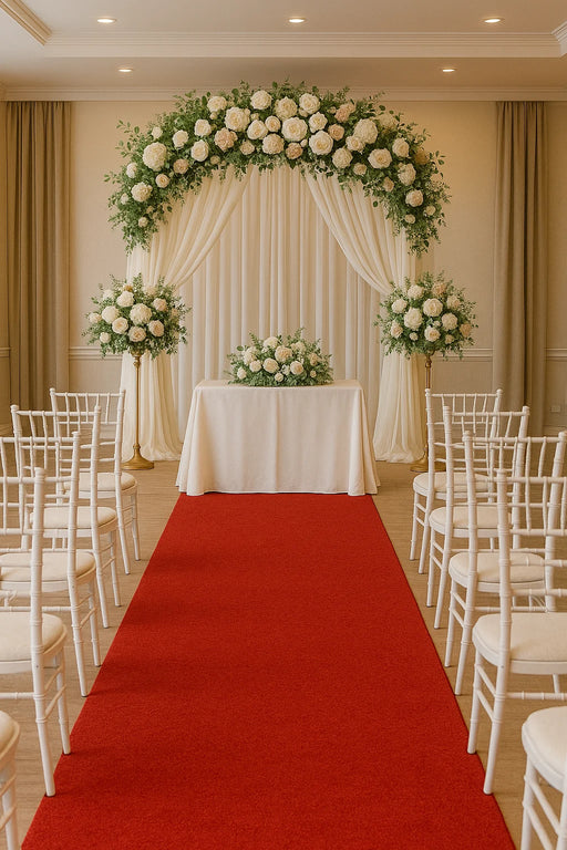 mocheta rosie pentru evenimente tip covor rosu ideala pentru nunta si expo