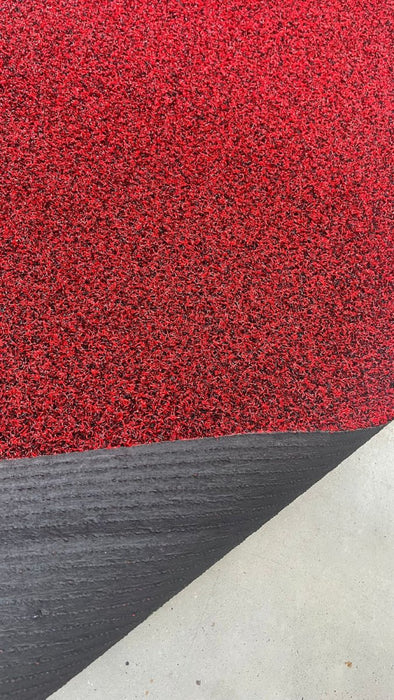 Gazon artificial / covor gazon Coir rosu decorativ pentru evenimente, inaltime fir 14 mm, super-rezistent, modern, dimensiuni variate