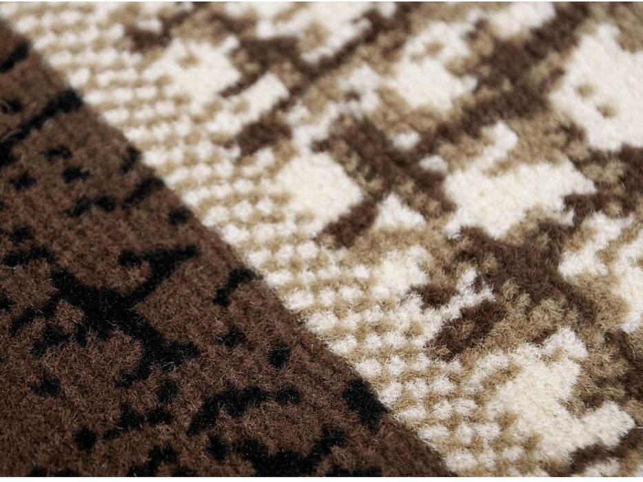 Textura material covor modern maro bej, placut la atingere